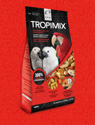 Tropimix: Enrichment food for large Parrots