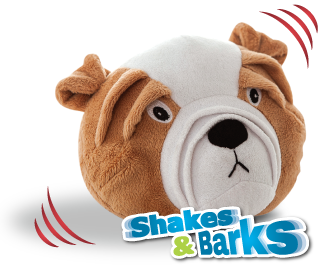 Shakes and barks