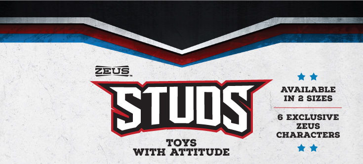 Zeus studs - Toys with Attitude