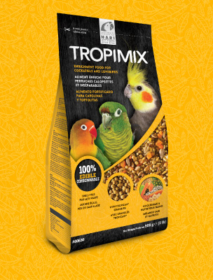 Tropimix: Enrichment food for Cockatiels and Lovebirds