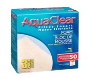 AquaClear 50 Foam Filter Insert - 3 pack