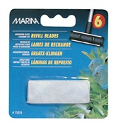 Marina Aquarium Glass Cleaning Refill Blades - 6 Pack