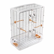 Vision Bird Cage for Large Birds (L12) - Double Height - Large Wire - 75 x 38 x 92.5 cm (29.5 L x 15 W x 36.5 in H)