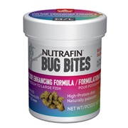 Nutrafin Bug Bites Colour Enhancing Formula – Small to Medium Fish – 1.4-2.0 mm granules - 45 g (1.6 oz)