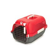 Catit Cat Carrier - Small - Cherry Red - 48.3 L x 32.6 W x 28 H cm (19 x 12.8 x 11 in)