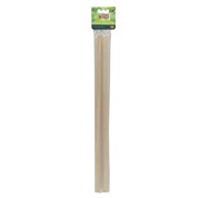Living World 2 Wooden Perches - 47 cm (19 in) - 2 pack