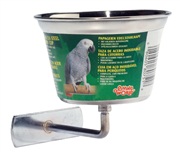 Living World Stainless Steel Parrot Bowl - Medium - 480 ml (16 oz)