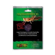 Exo Terra Vacuum Packed Specialty Reptile Foods - Grasshoppers XL - 15 g (0.53 oz)