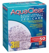 AquaClear 50 Zeo-Carb Filter Insert - 270 g (9.5 oz) - 3 pack
