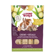 Living World Small Animal Chews - Sugarcane Stalk Sticks - 4 pieces 