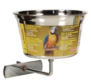 Living World Stainless Steel Parrot Bowl -  Large - 960 ml (32 oz)