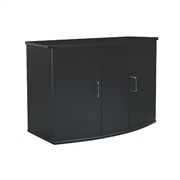 Fluval Bow Front Aquarium Cabinet - 37" x 16.5" x 26" (94 cm x 42 cm x 66 cm) - Black