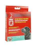 Dogit Nylon Dog Muzzle - Black - Large - 18.5 cm (7.3")