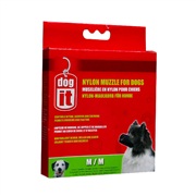 Dogit Nylon Dog Muzzle - Black - Medium - 14 cm (5.5")