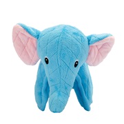 Zeus Safari Dog Toys - Blue Elephant - 16.5 cm (6.5 in)