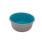 Dogit Stainless Steel Non-Skid Dog Bowl - Blue - 350 ml (11.8 fl.oz.)
