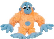 Dogit "Puppy Luvz" Plush Dog Toy with Squeaker - Orange Gorilla - 22 cm (9")