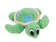 Dogit "Puppy Luvz" Plush Dog Toy with Squeaker - Green Turtle - 22 cm (9")