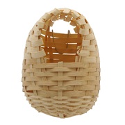 Living World Bamboo Bird Nest for Finches - Large - 14 cm x 11 cm x 16 cm (5.5" x 4.3" x 6.25" in)