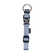 Zeus Adjustable Nylon Dog Collar - Baby Blue - XLarge - 2.5 cm x 42 cm-65 cm (1" x 16"-26")