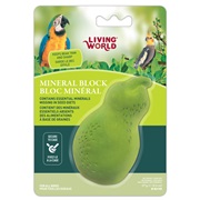 Living World Pear-Shaped Mineral Block for Birds - 67 g (2.4 oz) 