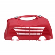 Catit Replacement Top Hatch Left Door with 2 Clips for Catit Cabrio Carrier - Cherry Red