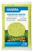 Marina Lime-Green Decorative Aquarium Gravel - 2 kg (4.4 lb)