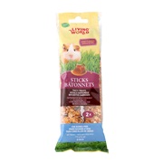 Living World Guinea Pig Sticks - Honey Flavour - 112 g (4 oz) - 2 pack  