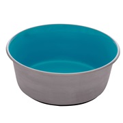 Dogit Stainless Steel Non-Skid Dog Bowl - Blue - 1.15 L (39 fl.oz.)