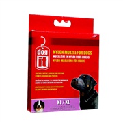 Dogit Nylon Dog Muzzle - Black - X Large - 21.5 cm (8.5")