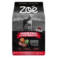 Zoë Dog Grain Free, Beef with Peas & Pumpkin Recipe - 5 kg (11 lbs)