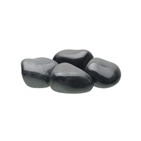 Fluval Pebbles - Polished Black Agate Stones - 40-50 mm - 700 g (1.54 lb)