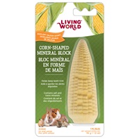 Living World Corn-Shaped Mineral Block for Small Animals - 56 g (2 oz)