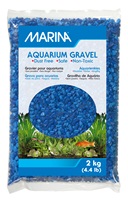 Marina Decorative Aquarium Gravel - Blue Tone on Tone - 2 kg (4.4 lb)