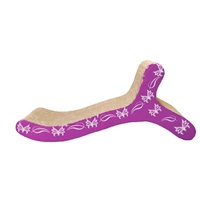 Catit Style Patterned Cat Scratcher with Catnip - Butterfly - Chaise