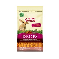 Living World Rabbit Drops - Carrot Flavour - 75 g (2.6 oz)