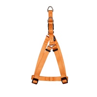 Zeus Nylon Step-In Dog Harness - Tangerine - Small - 1 cm x 33 cm-45 cm (3/8" x 13"-18")