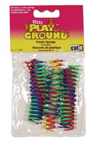 Catit Kitty Playground Cat Toy - Mini Silly Plastic Springs - 10 pieces