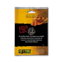 Exo Terra Vacuum Packed Specialty Reptile Foods - Snails - 15 g (0.53 oz)