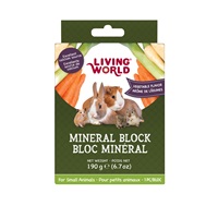 Living World Small Animal Mineral Blocks - Vegetable Flavour - Large - 190 g (6.7 oz)