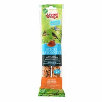Living World Finch Sticks - Honey Flavour - 60 g (2 oz) - 2 pack
