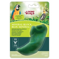 Living World Green Pepper-Shaped Mineral Block for Birds - 59 g (2.1 oz) 
