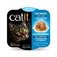 Catit Fish Dinner with Whitefish & Pumpkin - 80 g (2.8 oz)