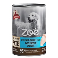 Zoë Pâté with Wild-Caught Fish for Dogs – 369 g (13 oz)