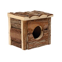 Living World Tree House Real Wood Cabin - Small - 15.5 cm (6") L x 15.5 cm (6") W x 15 cm (5.75") H