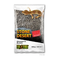 Exo Terra Stone Desert Substrate - Bahariya Black - 20 kg (44 lbs)