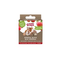 Living World Small Animal Mineral Blocks - Apple Flavour - Small - 40 g (1.4 oz)