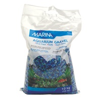 Marina Decorative Coloured Aquarium Gravel - Tri-Colour Blue - 10 kg (22 lbs)