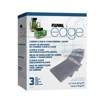 Fluval EDGE Carbon Clean & Clear Sachet - 3 pack