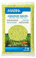 Marina Lime-Green Decorative Aquarium Gravel - 2 kg (4.4 lb)